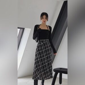 Two piece top and maxi skirt